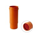 Giunto di dilatazione in PVC arancio con guarnizione al labbro