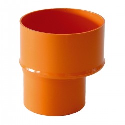 Riduzione M.F. Ø 125/100 in PVC arancio per scarichi
