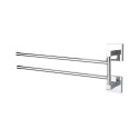 Linea G Portasalviette da bagno GEA doppio con snodo - Centro Edile S.r.l.