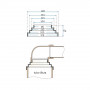 La Ventilazione Cono di riduzione CRC125B per accessori canalizzazione - Centro Edile Srl