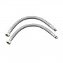Flessibile inox M10 x h18 per miscelatori bagno-cucina cm 35 - Centro Edile Srl