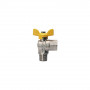 Rubinetterie Bresciane Valvola a sfera Gas MF 1/2” x 1/2” a squadra - Centro Edile Srl