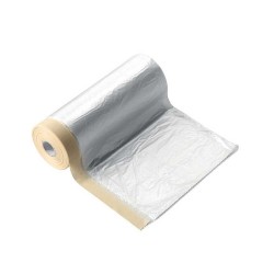Telo protettivo in HDPE con lembo adesivo in nastro carta