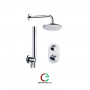 Isola del Sud kit doccia Round miscelatore termostatico doccia con deviatore soffione e doccetta - Centro Edile srl