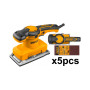 INGCO LEVIGATRICE ORBITALE 320W CON KIT 5 FOGLI CARTA ABRASIVA -Centro Edile srl