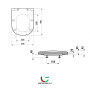 Laufen Copriwater Lua Soft Close WC - Centro edile srl