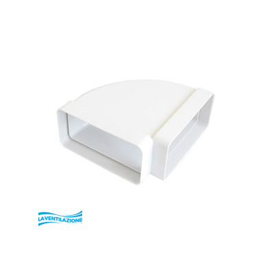 LA VENTILAZIONE CURVA ORIZZONTALE FF IN ABS CCO126BB - Centro Edile srl