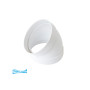 La Ventilazione Curva a 45° FF per tubo tondo Ø 100 mm CCR10045B - Centro Edile Srl