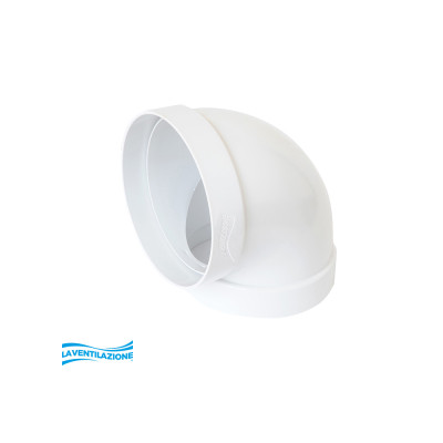 La Ventilazione Curva a 90° FF per tubi tondi Ø 100 mm CCR100B - Centro Edile Srl