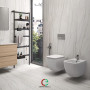 RAK Ceramics METROPOLITAN COPPIA SANITARI SOSPESI CON COPRIWATER SOFT CLOSE