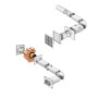 LA VENTILAZIONE GIUNTO PER TUBO RETTANGOLARE 120x60 mm CVL126B - Centro Edile srl