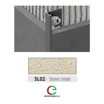 Progress profiles proterminal profilo in alluminio stone - Centro Edile srl