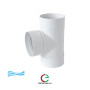 LA VENTILAZIONE RACCORDO A "T" PER TUBO TUBO TONDO Ø 125 mm CRT125B - Centro edile srl