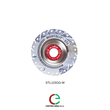 Montolit Mole diamantate per taglio e levigatura STL115GG-M   STL115GF-M - Centro Edile Srl