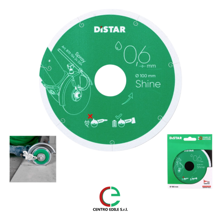 DISTAR Disco da taglio diamantato 1A1R 101,6x0,6x5x22,23 Shine - Centro Edile srl
