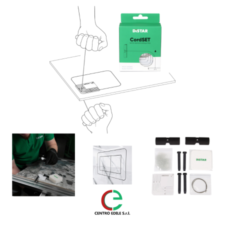 DISTAR CordSET Kit per il taglio radiale del gres porcellanato - Centro Edile srl