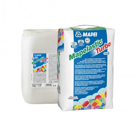 Malta cementizia bicomponente Mapelastic Turbo di Mapei