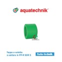 Tappo a calotta a saldare Fusio-Technik verde in PP-R SDR 5 serie 65008 di Aquatechnik