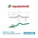 Sorpasso Fusio-Technik verde SDR 6 a saldare in PP-R serie 65408 di Aquatechnik