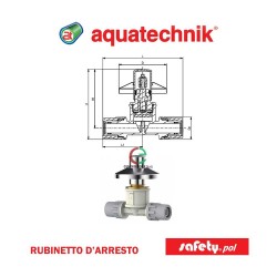 Rubinetto d'arresto Safety-Pol serie 21202 di Aquatechnik