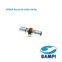 Raccordo dritto ridotto a pressare per multistrato acqua, serie MP di Bampi Spa