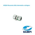 Raccordo dritto intermedio a stringere per multistrato Acqua di Bampi Spa
