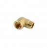 Gomito filettato Maschio/Femmina in ottone giallo 2700.F8 di General Fittings