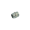 Raccordo dritto doppio in ottone cromato 2600.00.C di General Fittings