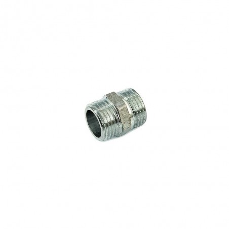 Raccordo dritto doppio in ottone cromato 2600.00.C di General Fittings