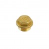 Tappo maschio con quadro in ottone giallo 2600.F4 di General Fittings