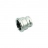 Manicotto ridotto in ottone cromato 2600.47.C di General Fittings