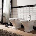 Wc a terra Butterfly Scarabeo Ceramiche